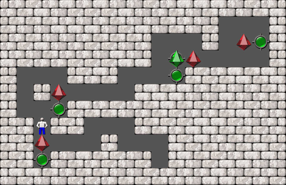 Sokoban Bugs509 collection level 180